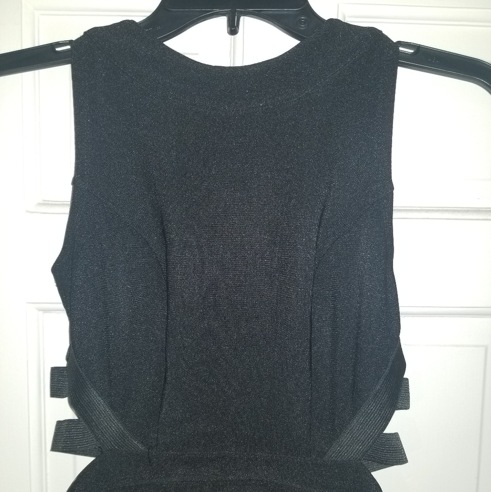 Wet seal, black, cut-out dress